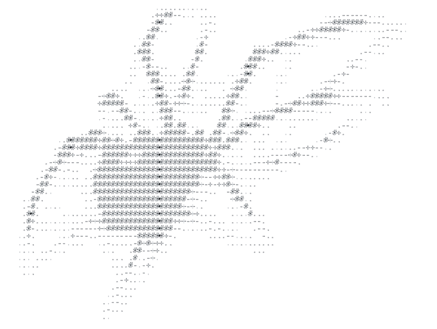Detailed ASCII art spider rendered as high-quality image for precise aspect ratio preservation, serving as decorative background element in the contact section